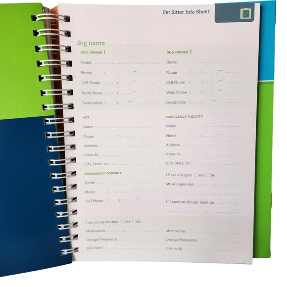 The Complete Dog Organizer Notebook - The Essential Pet Record Book - Picture 6 of 7